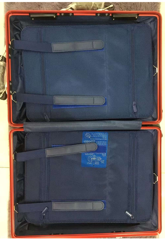 Fabricantes Fabrica de gran capacidad Suministrador de maletines de marco de aluminio 3 piezas de equipaje con soporte de taza