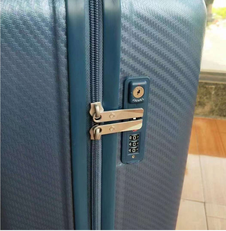 Unisex ABS conjunto de equipaje de viaje de fábrica directo de 3 piezas girador Caster Carry-On check-in trolley maletas para exteriores
