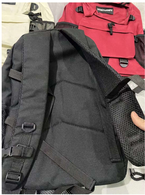 Bolsa de colegio de logotipo personalizado Estudiantes masculinos y femeninos Bolsa de moda de moda de gran capacidad Bolsa de bolso sencilla Bolsa de bolso femenina