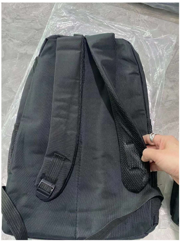 Volver al trabajo Tendencia Nuevo diseño Logotipo personalizado Bolso de mochila de poliéster de revestimiento
