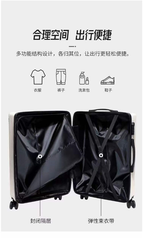 Punto Nuevo paquete de esquina bolsa de equipaje universal rueda Abs carruaje caja de 20 pulgadas equipaje de embarque paquete