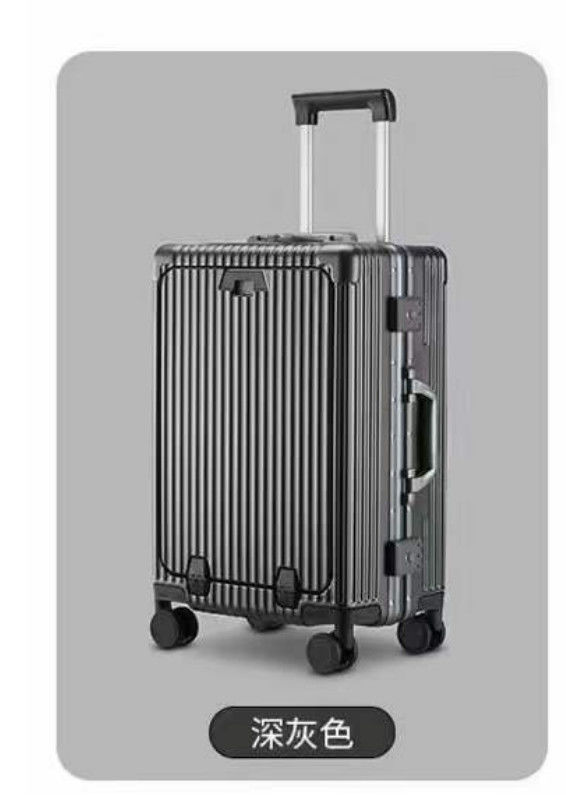Maleta multifunción personalizada de viaje de 360 grados de viaje Abs maleta de equipaje de carrito de bolsas de equipaje 18 20 24 pulgadas