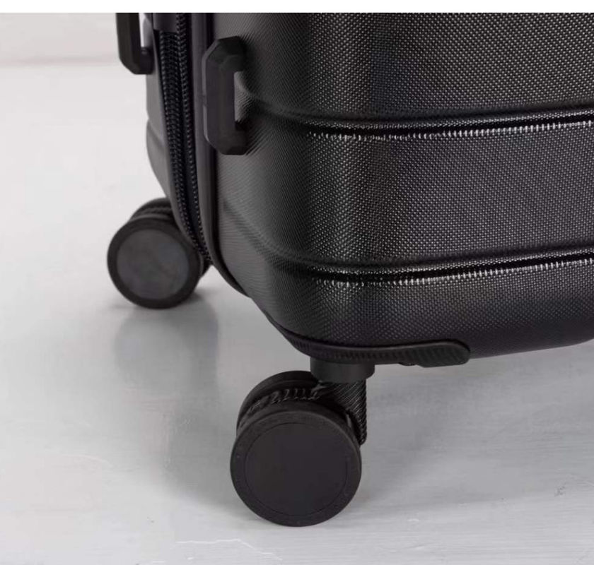 Factory Custom Blanco de 3 piezas ABS Concha dura Equipo de equipaje de mano Unisex Equipo de viaje con ruedas giratorias