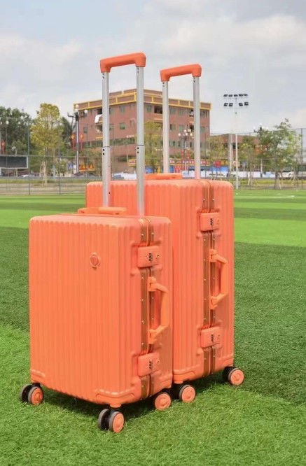 Equipo de equipaje de viaje personalizado de alta gama 20' 24' 28' ABS PC maleta de aluminio equipaje de negocios