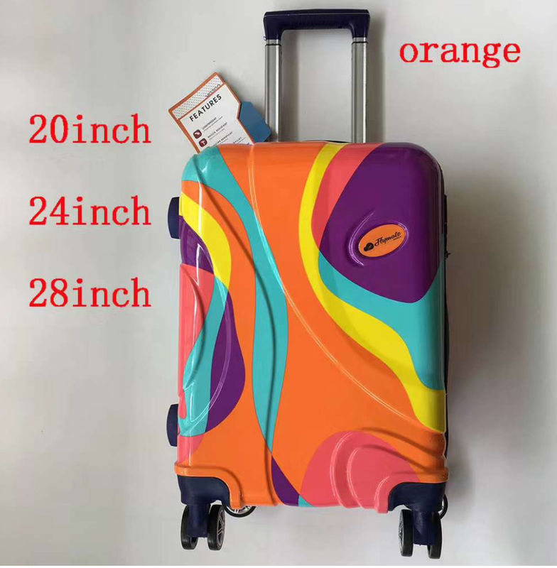 Bolsa ABS/PC de alta calidad Bolsa de viaje de colores duros bolsas de viaje maletas de viaje conjuntos de ABS equipaje de impresión