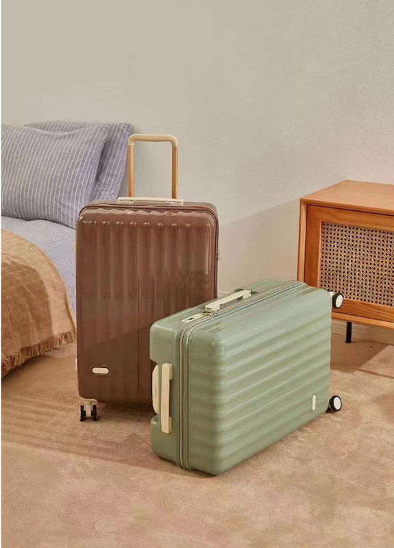 Unisex equipaje rodante maleta de vacaciones conjunto de parejas de viaje paquete contraseña anticaídas paseo llevar en el equipaje