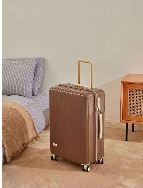 Rose Gold Cute Baúl Para Niñas Viajes Bolsa de equipaje Empresarial Gran Chequeado Completamente plegable Con Tsa Aprobado Suitca Cerradura