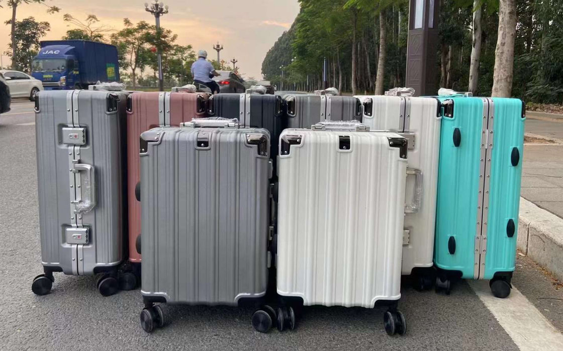 20 pulgadas Logotipo personalizado ABS duradero y PP maletas de viaje de cáscara dura conjuntos de maleta de equipaje de 3 piezas