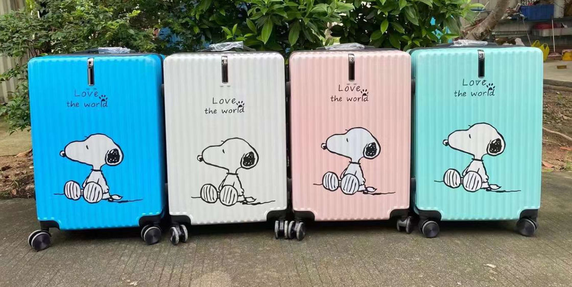 Set de equipaje de viaje para mujeres de moda 056 Nueva bolsa desmontable con girador para niños maleta de cartón