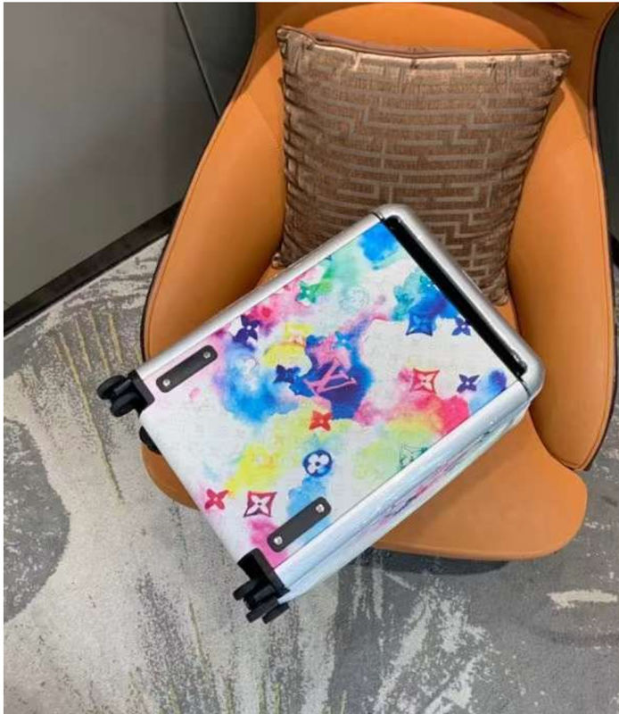 Venta caliente ABS maleta de aluminio caja de cabina carruaje llevar en el elegante equipaje de viaje con ruedas